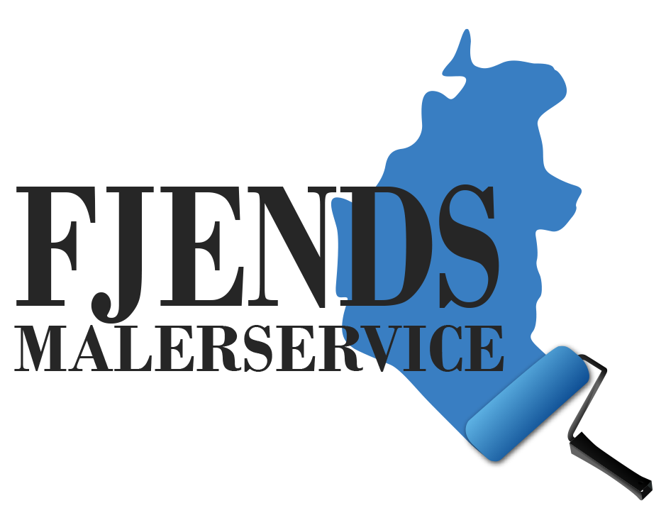 Fjends malerservice logo i sort